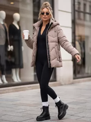 Dámska bunda DSTREET TY5753 KHAKI
