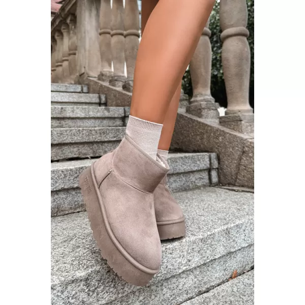  Dámske snehule BIG STAR SHOES UU274224 BEIGE 