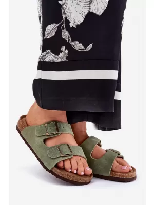 Dámske šľapky BIG STAR SHOES RR274A393 GREEN
