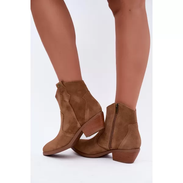 Dámske členkové topánky BIG STAR SHOES TT274953 BÉŽOVÁ 