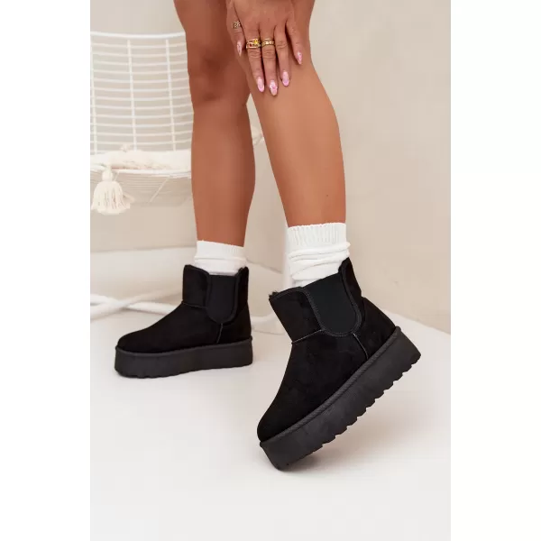  Dámske snehule BOTO 25BT26-9243 BLACK 