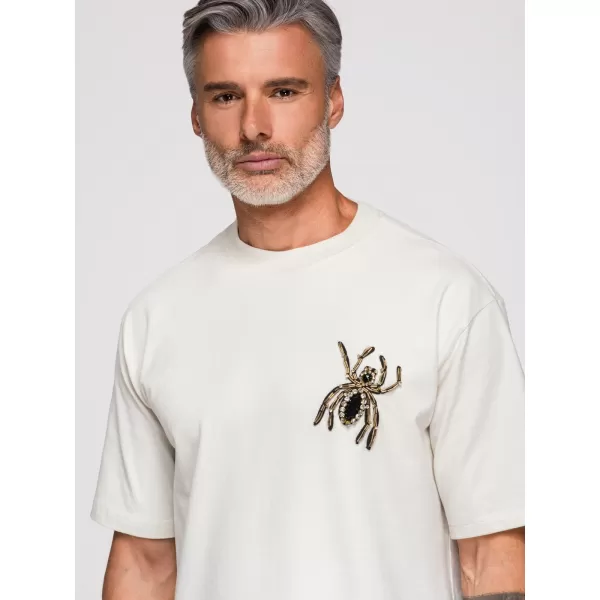  Pánske tričko OMBRE OM-TSCT-0277 OFF-WHITE 