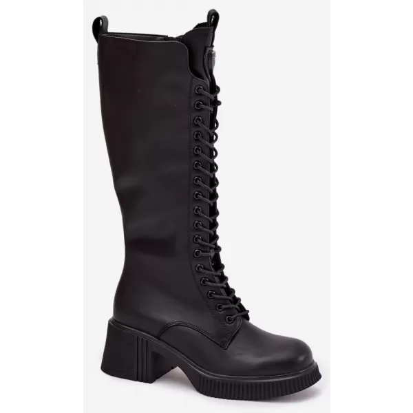  Dámske čižmy VINCEZA 66804 BLACK 