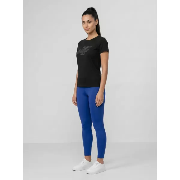  Dámske tričko 4F WMM00TTSHF3309 DEEP BLACK 