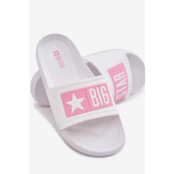  Detské šľapky BIG STAR SHOES TT374A002 PINK/WHITE 