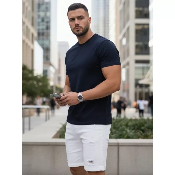  Pánske tričko DSTREET RX5673 TMAVO MODRÁ 
