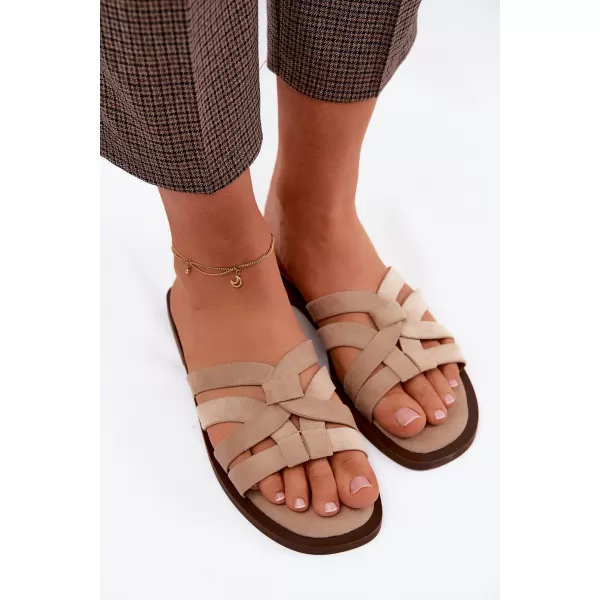  Dámske šľapky BOTO 9826 BEIGE 