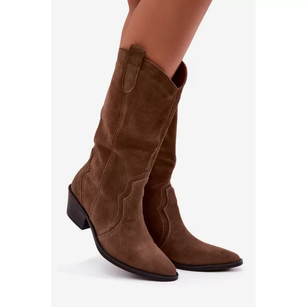 Dámske čižmy BOTO 5312 KHAKI 