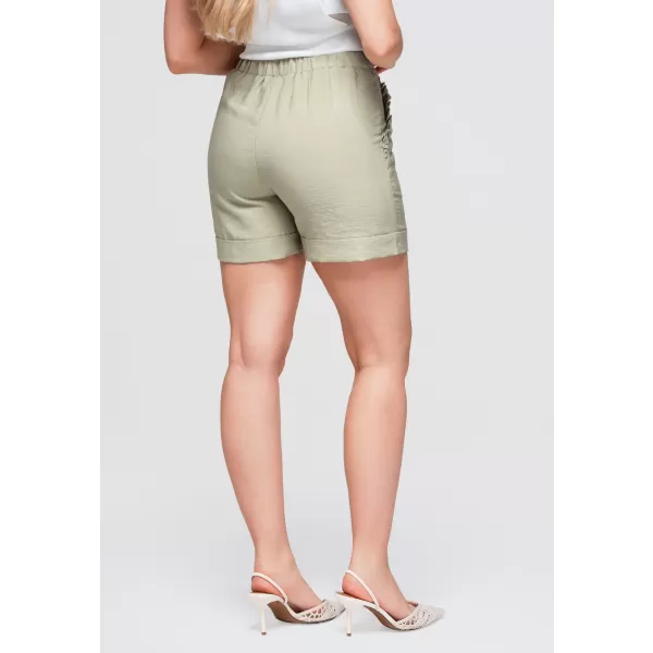  Dámske kraťasy OMBRE OW-ST-E0006 KHAKI 