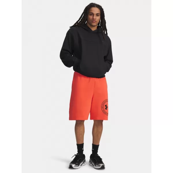  Pánske kraťasy UNDER ARMOUR RIVAL LW GRAPHIC SHORTS 6014689-690 ČERVENÁ 
