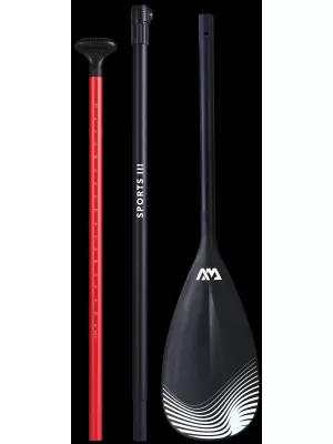 Pádlo AQUA MARINA Sports 3 Adj 3D ČIERNA