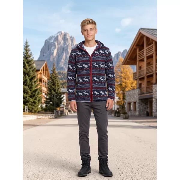  Detský hrejivý sveter ALPINE PRO NORESO MOONLIT OCEAN VARIANT PB 