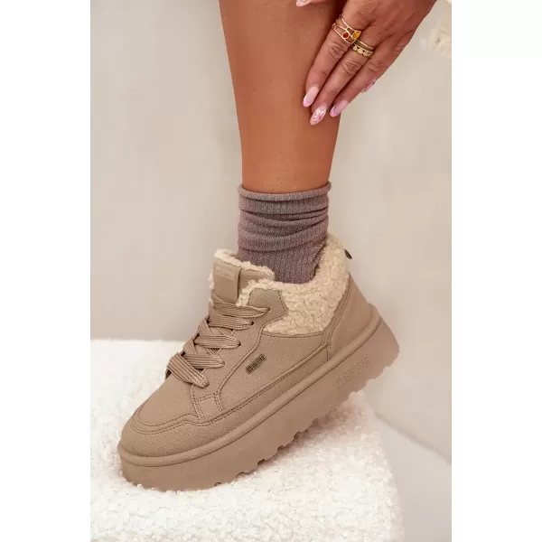  Dámske snehule BIG STAR SHOES SS274105 BEIGE 