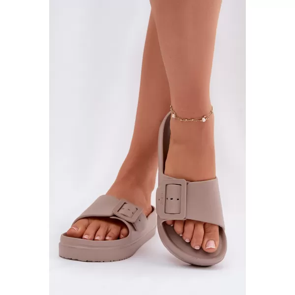  Dámske šľapky BIG STAR SHOES TT274A079 BEIGE 