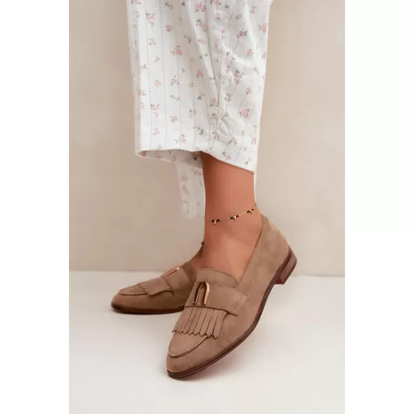  Dámske mokasíny BOTO 3742 KHAKI 