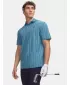 Pánske polo UNDER ARMOUR UA DRIVE CHILL PRINTED POLO 6009724-466 MODRÁ
