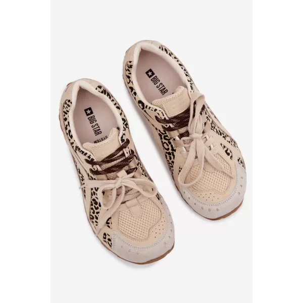  Dámske tenisky BIG STAR SHOES TT274549 BEIGE 
