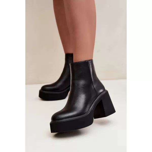  Dámske členkové topánky BOTO 5303 BLACK 
