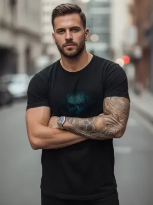Pánske tričko DSTREET NX0092R ČIERNA