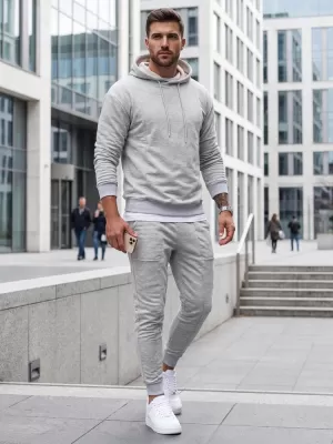 Pánska súprava DSTREET AX0675 TMAVO ŠEDÁ