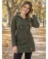 Dámska mikina ALTISPORT INA KHAKI