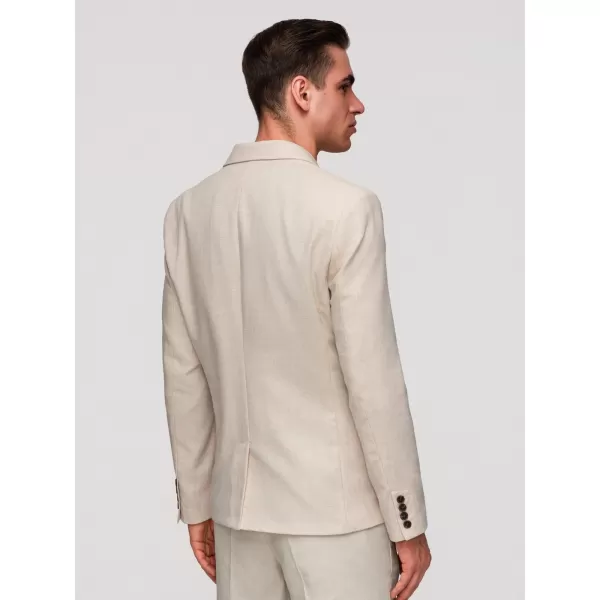  Pánske sako OMBRE M169 BEIGE 