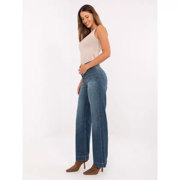  Dámske nohavice SUBLEVEL D80018BB62456D285 DARK BLUE 