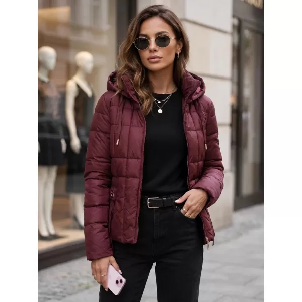  Dámska bunda DSTREET TY5859 BORDO 