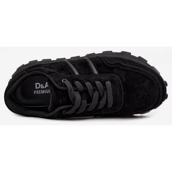  Dámske tenisky D&A LR62-7101 ČIERNA 