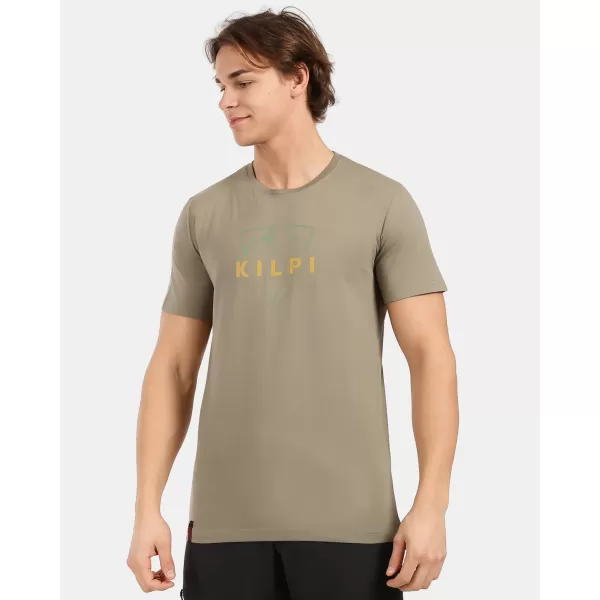  Pánske tričko KILPI DISCOVER-M 1M0372KI KHAKI 