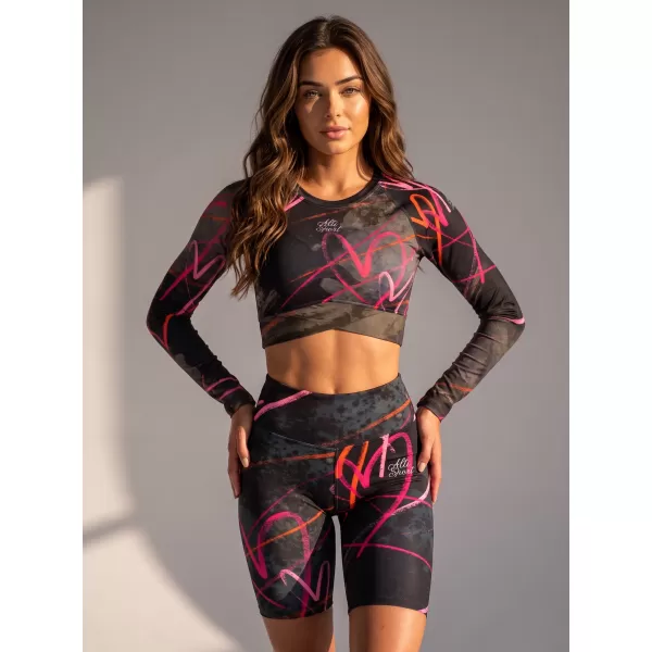  Dámske legíny nad kolená premium (nové veľkosti) ALTISPORT VOJ/ALW082LEG06 ČIERNA 