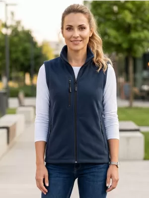 Dámska fleece vesta MALFINI EXIT W-525 NÁMORNÁ MODRÁ