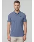 Pánske tričko s golierom 4F WMM00TPTSM0770 DENIM