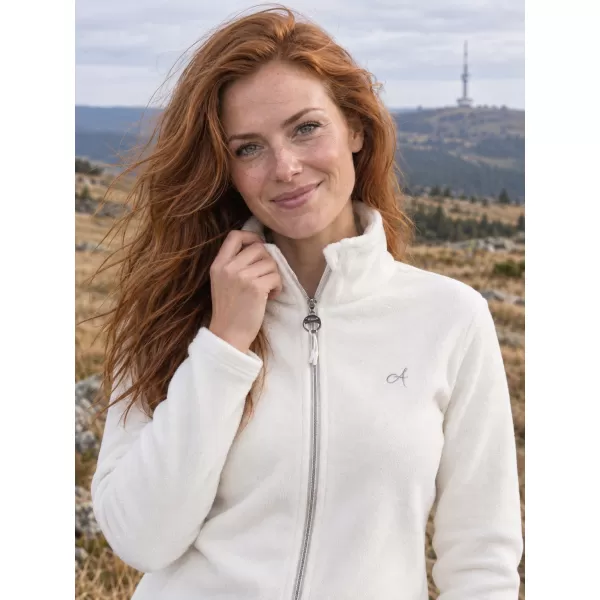  Dámska fleece mikina ALTISPORT ILKI BIELA 