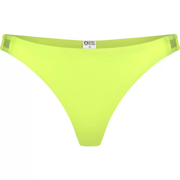  Dámske bikiny - spodný diel NORDBLANC TWINKLE NBSSS8242 ŽIARIVO ŽLTÁ 