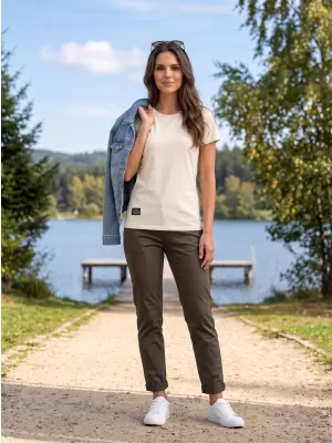 Dámske tričko ALTISPORT NP/ALWST26001 NATURAL