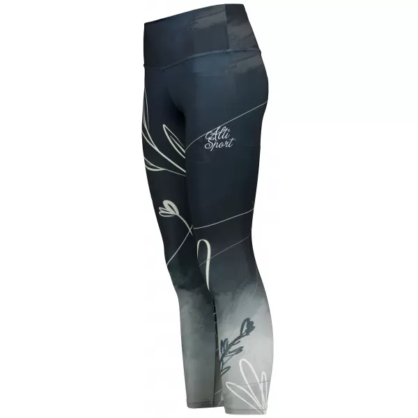  Dámske dlhé legíny premium (nové veľkosti) ALTISPORT VOJ/ALW083LEG05 ČIERNOBIELA 