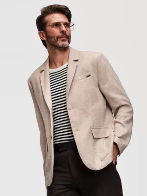 Pánske sako OMBRE M169 LIGHT BEIGE