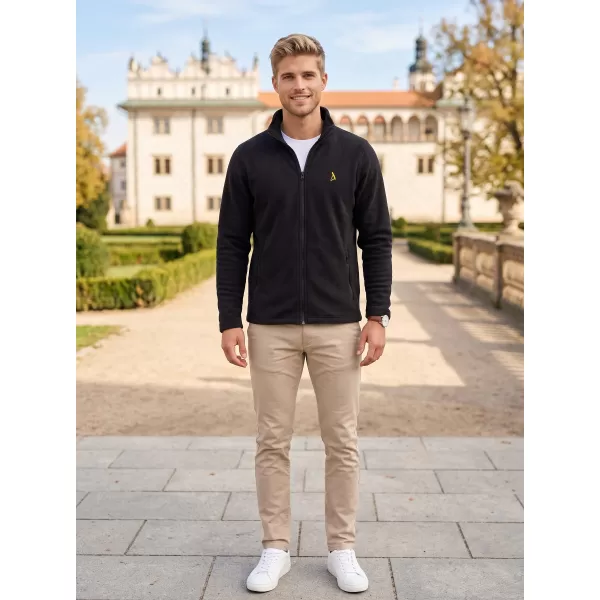  Pánska fleece mikina ALTISPORT ALM002852 ČIERNOZLATÁ 