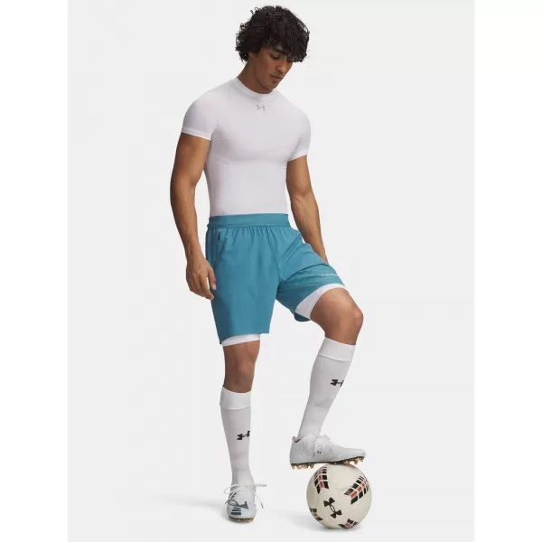  Pánske kraťasy UNDER ARMOUR HG ELITE LONG SHORTS 6015388-100 BIELA 