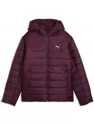 Dámska bunda PUMA ESS HOODED PADDED JACKET 68523124 RUBY NOIR