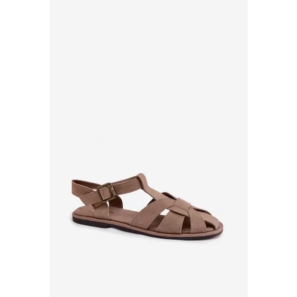  Dámske sandále BIG STAR SHOES TT274250 BEIGE 