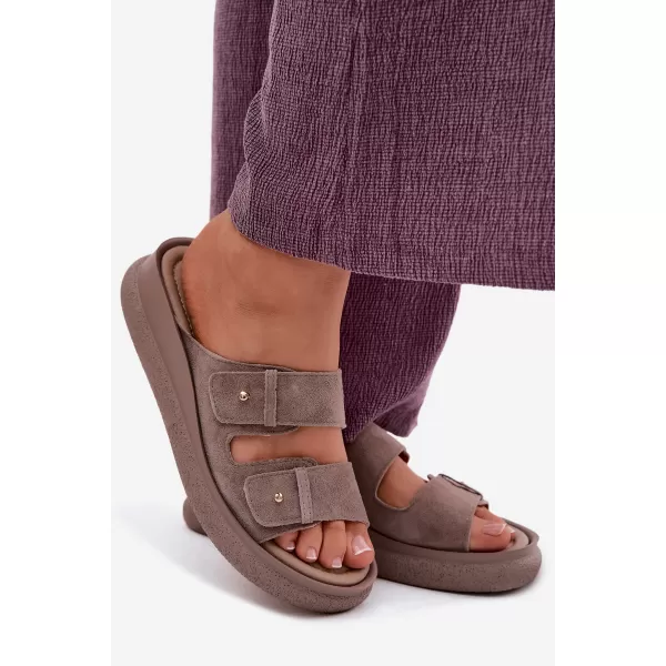  Dámske šľapky VINCEZA 66916 APRICOT 