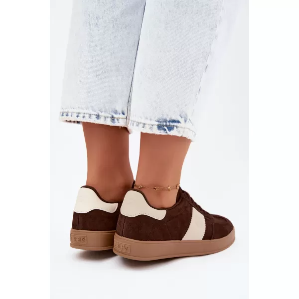  Dámske tenisky BIG STAR SHOES UU274008 BROWN/BEIGE 