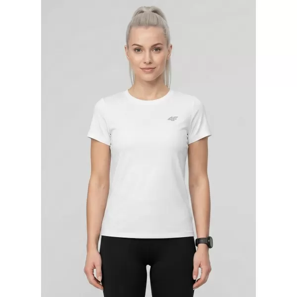  Dámske tričko 4F WMM00TTSHF3306 WHITE 