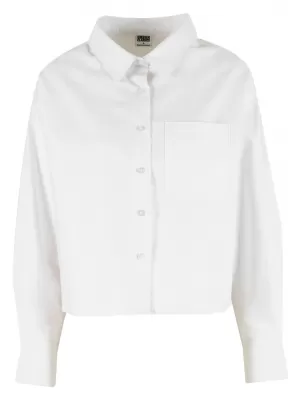 Dámska košeľa URBAN CLASSICS TB8170 WHITE