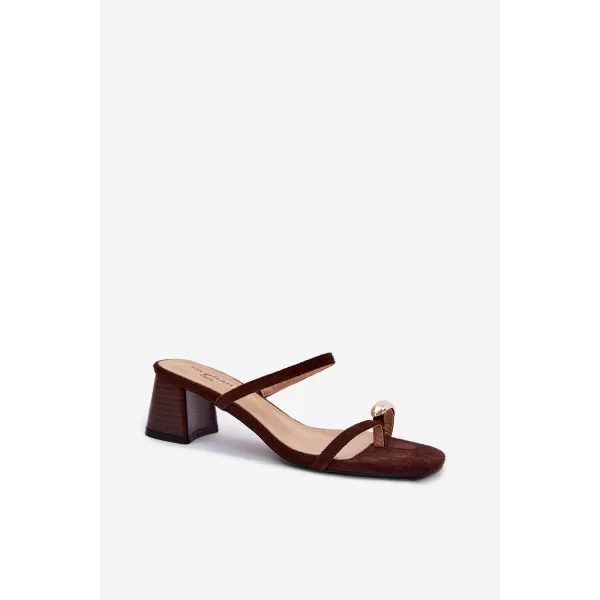  Dámske lodičky BOTO 22-391 BROWN 