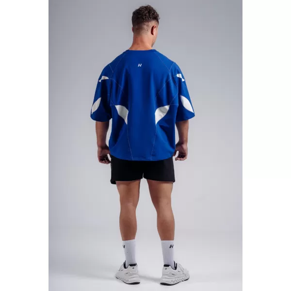  Oversized pump cover tričko NEBBIA PRIMAL 871 BLUE 
