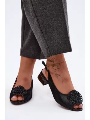 Dámske sandále D&A CR61-3030 BLACK