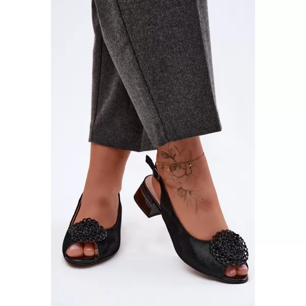  Dámske sandále D&A CR61-3030 BLACK 
